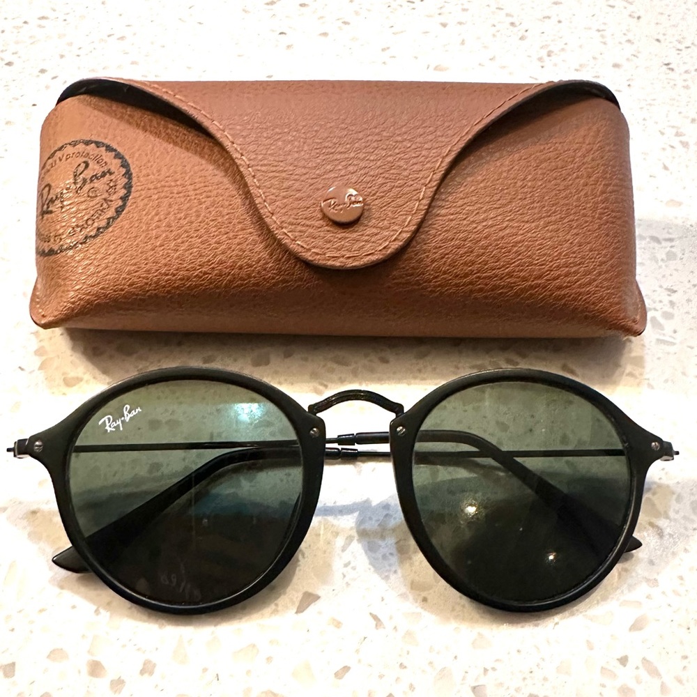 Rayban sunglasses.